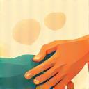 Helping hands icon reflecting community support