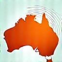 Icon depicting nation-wide network coverage across Australia